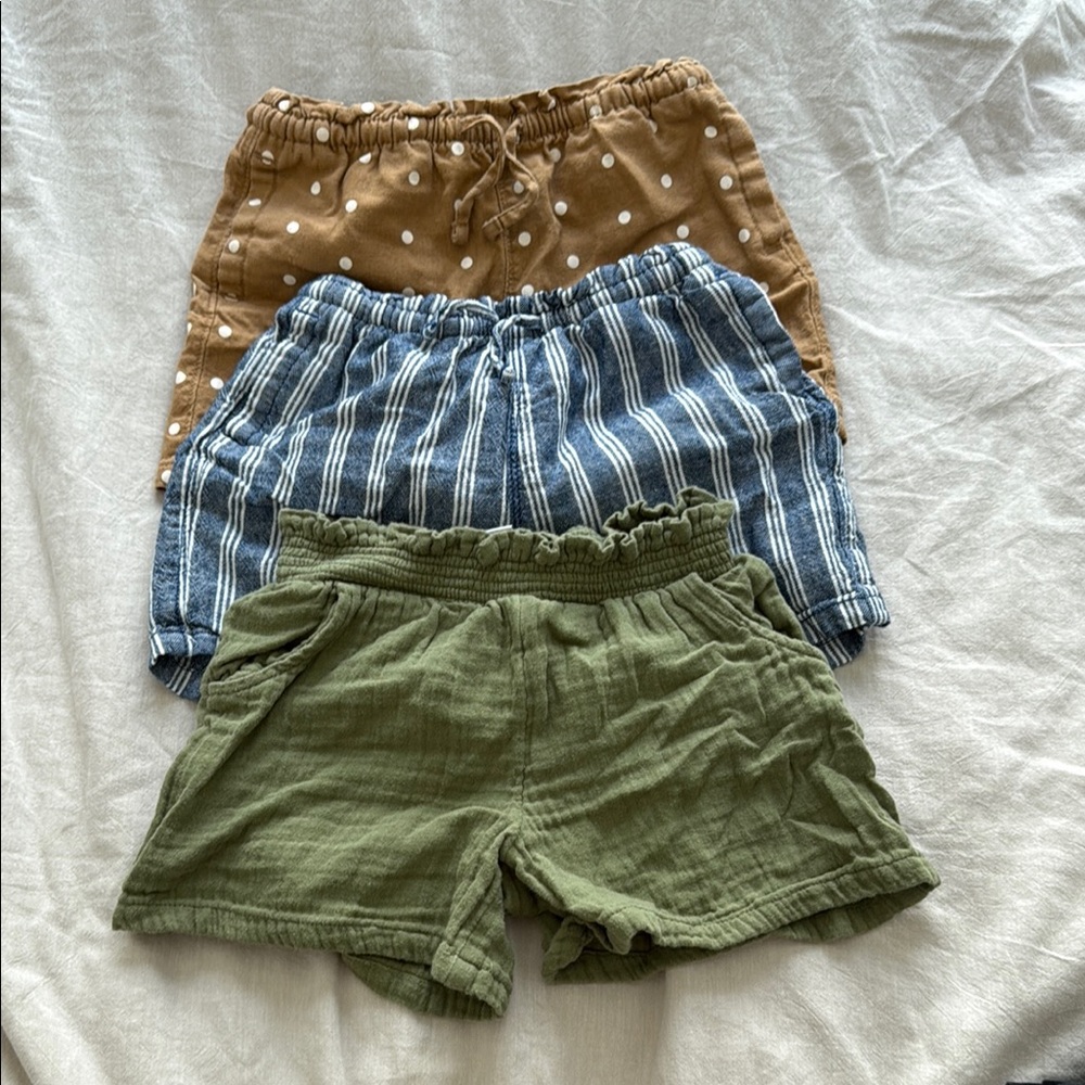 Old Navy Kids Shorts Set - Brown, Blue, Green
